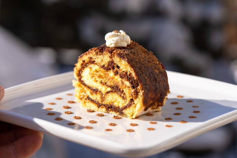 Spicy pepperoni pizza with jalapeños and chilli flakes